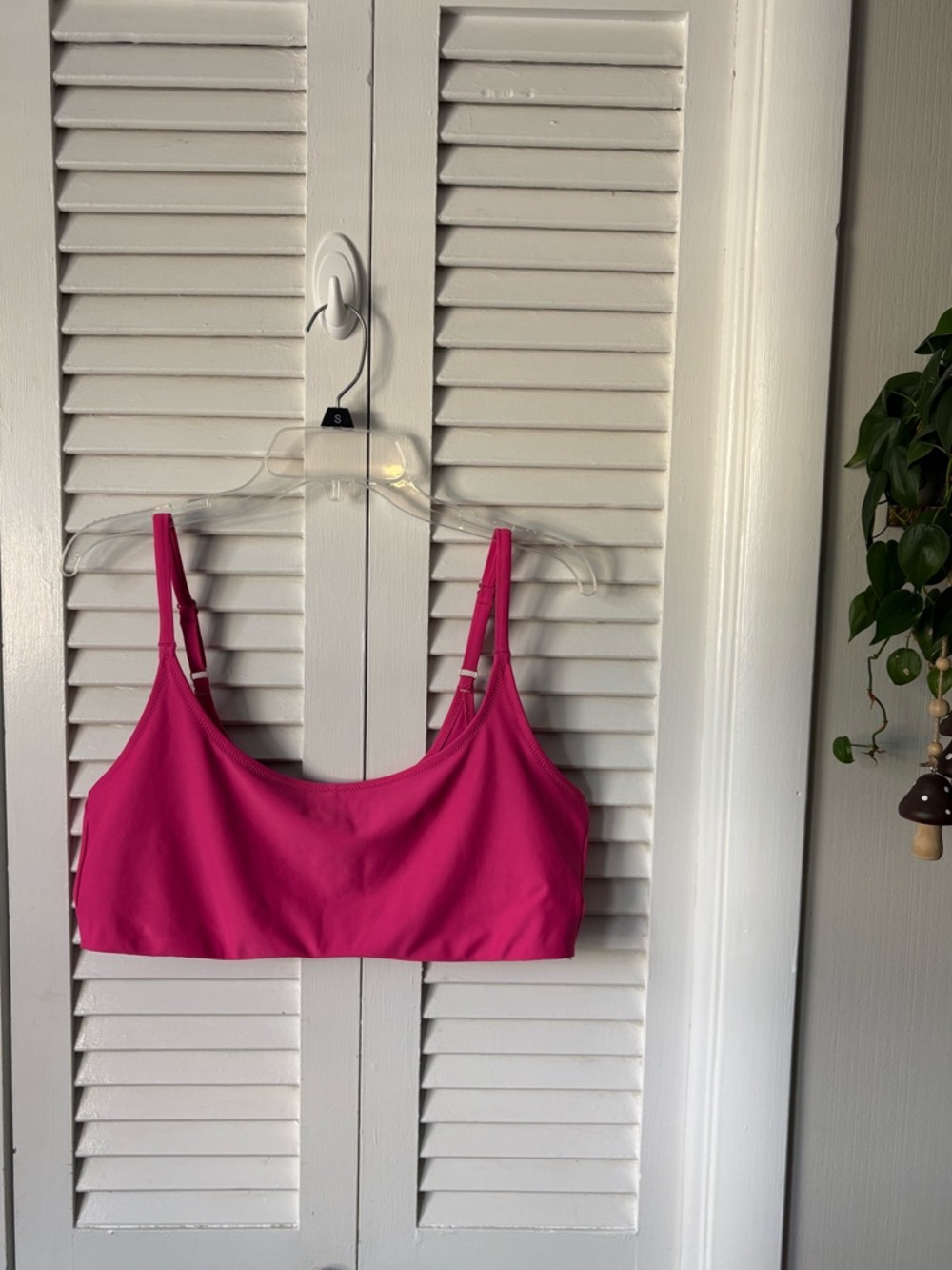 XXL - Pink Scoop Swim Top